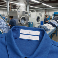 Étiquette RFID anti-abrasion UHF longue portée pour serviettes, draps et uniformes