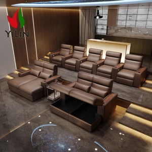 Villa moderne personnalisée pour le <span class=keywords><strong>salon</strong></span> Chaise longue canapé-lit causeuse de luxe Home Cinema Design cadre en métal nouvelle solution de guichet unique pour la maison - Product Image 3