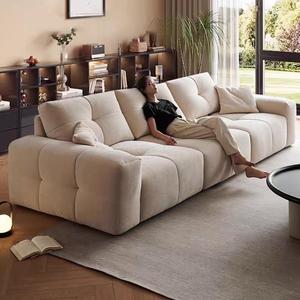 Sofá Seccional de Tela, Moderno, Tapizado, con Brazos Acolchados, Mueble Práctico para Sala de Estar - Product Image 6