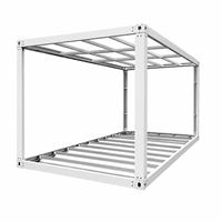Maison conteneur modulaire de 40 pieds en kit, solution de campement temporaire pour travailleurs