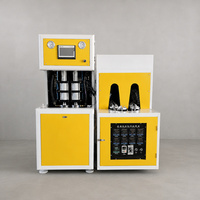 Souffleuse de bouteilles PET semi-automatique à 2 cavités, machine de soufflage par étirage de 5 L pour l'usine de production de bouteilles de jus