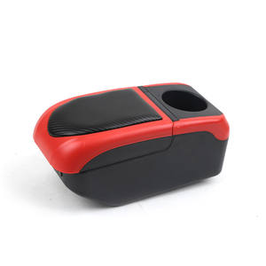 Vtear Boîte d'accoudoir de voiture en cuir ABS élégant pour Renault <span class=keywords><strong>Duster</strong></span> 2010-2022 Porte-gobelet USB avant avec accessoire intérieur - Product Image 4