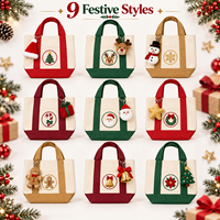 Sac fourre-tout en toile color block en gros avec poche brodée personnalisée et poignées renforcées pour cadeaux d'entreprise et programmes de chaînes de magasins