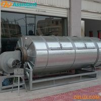Machine à Agiter le Thé Oolong à Chauffage Automatique DELI Assistant DL-6CZQ-110 380V Moteur 12kW Tambour à Secouer à Air Chaud