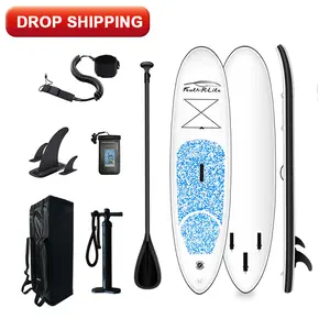 FUNWATER-Tabla de paddle surf inflable con luz led, tabla de paddle, diseño de sup, envío directo
