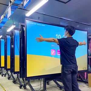 ไวท์บอร์ดอัจฉริยะ Whalescreens Ai ขนาด 65 75 86 98 110 นิ้ว ระบบแอนดรอยด์ 4K จอแบนดิจิทัล สำหรับการประชุมและการสอนแบบอินเทอร์แอคทีฟ - Product Image 2