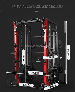 Machine Smith multifonctionnelle Zoshine pour usage domestique et commercial, équipement de <span class=keywords><strong>musculation</strong></span>, banc de <span class=keywords><strong>musculation</strong></span>, <span class=keywords><strong>appareil</strong></span> d'entraînement aux squats - Product Image 3