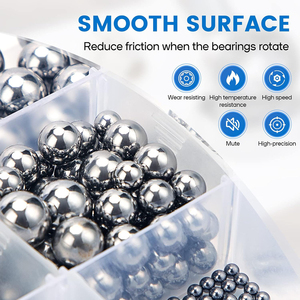 Bolas de Acero Inoxidable de Tamaño Micro Pequeño SAIGE, Bolas de Rodamiento de Bajo Contenido de Carbono en Tamaños de 0.3mm 0.35mm 0.4mm 0.5mm 0.6mm <span class=keywords><strong>0.7mm</strong></span> Estándar ANSI - Product Image 5