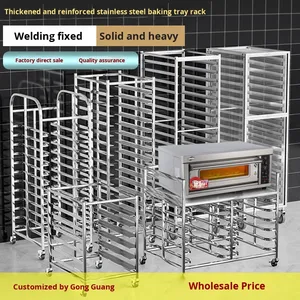 Factory Direct Sale Stainless Steel Commercial Multi-Layer Baking Tray <strong>Rack</strong> for Bread and Cookie Refrigerator Use - Product Image 5