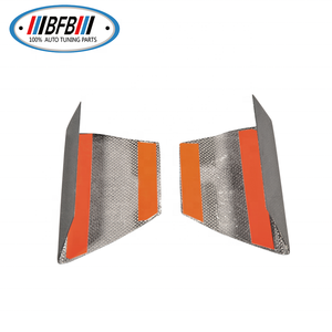 Pour Ford <span class=keywords><strong>Mustang</strong></span> GT350 Shebly, véritable garniture latérale de calandre en fibre de carbone sèche, 2019 - Product Image 3