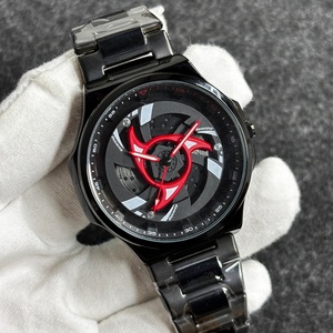 Reloj de Pulsera Deportivo de Lujo para Hombre, Diseño de Ruleta de Coche Deportivo, Rotación de 360 Grados, Cuarzo, Aleación de Acero Inoxidable, N946 - Product Image 1