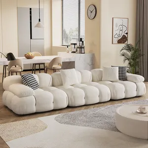 客厅家具l形沙发现代设计组合休闲口音天鹅绒家居模块化布艺沙发
