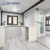 Maison conteneur préfabriquée de haute qualité, extensible, ignifuge, écologique, étanche et durable, 20, 30 ou 40 pieds, 2 à 4 chambres