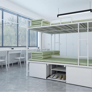 Litera para adultos de 2 capas de acero comercial para uso de adultos Marco de <span class=keywords><strong>cama</strong></span> de metal para <span class=keywords><strong>cama</strong></span> de adultos - Product Image 2