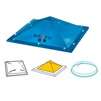 Vente directe d'usine de puits de lumière en polycarbonate |   Dôme de lumière naturelle à double couche pour l'éclairage du toit