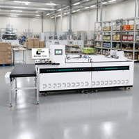 Imprimante industrielle à jet d'encre X600 sans coût de plaque, pour boîtes en carton ondulé à passage unique, machine d'emballage pour boîtes à pizza et cartons alimentaires