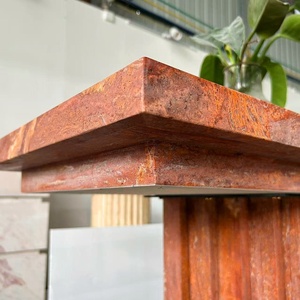 Tables consoles modernes de <span class=keywords><strong>luxe</strong></span> en marbre - Meubles de décoration intérieure en pierre naturelle, table <span class=keywords><strong>console</strong></span> unique et mince pour l'entrée, <span class=keywords><strong>extensible</strong></span> - Product Image 6