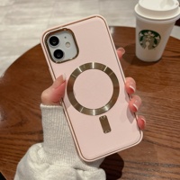 Étuis de téléphone en cuir magnétiques de luxe Weview pour iPhone 12 13 14 Pro Max étuis de téléphone portable en silicone liquide durables