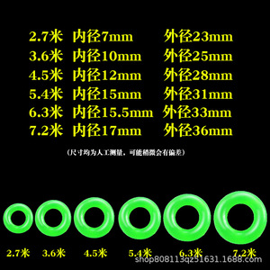 Giant Fin King Fishing Rod Holder Silicone O-Ring 2.7m 3.6m 4.5m 5.4m 6.3m 7.2m Casting Rod Stabilizer Accessory - Product Image 1