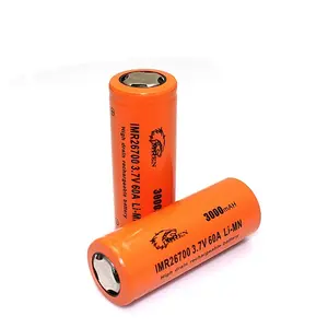 Pin Sạc IMREN IMR26700 3000MAh 3.7V 60A Phổ Biến Với Đầu Phẳng Cho Dụng Cụ Điện