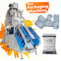 Machine d'emballage automatique verticale pour la formation, le remplissage et le scellage de sacs de glaçons de 1 kg, 2 kg et 5 kg