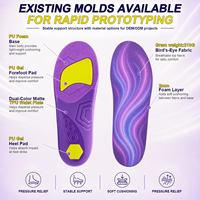 Semelles intérieures en mousse PU pour fournisseur OEM, super douces, légères, absorbant les chocs, confortables, respirantes, hautement élastiques, pour la course à pied