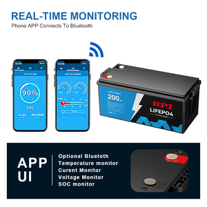 Batterie au phosphate de fer de lithium BPI personnalisée multi-série/parallèle <span class=keywords><strong>12V</strong></span> 200Ah avec protection BMS intégrée, durée de vie de 6000 cycles pour le golf - Product Image 4