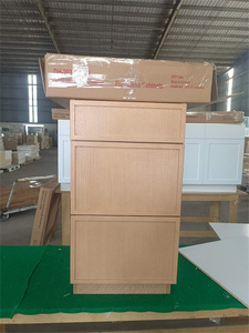 ตู้ครัวไร้กรอบ วีเนียร์ไม้แอช ไม้โอ๊ค ผลิตในเวียดนาม - Product Image 3