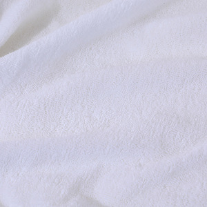 Tissu éponge en pur coton, largeur 1,8 m, blanc, absorbant l'humidité, couleur et taille personnalisables - Product Image 3