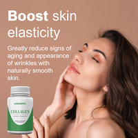 Capsules de collagène multi-vitamines pour adultes, favorisent l'éclat de la peau, les cheveux et les ongles, biotine, kératine, acide hyaluronique, 60 capsules/flacon 2