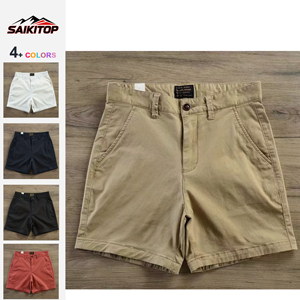 ग्रीष्मकालीन आकस्मिक व्यवसाय लुभावनी पुरुषों के सूट शॉर्ट्स, स्लिम फिट सीधे पैर की सांस लेने योग्य और फैशन गोल्फ शॉर्ट्स - Product Image 1