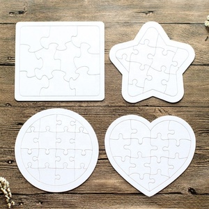 Nouveau style 2026 : Ensemble cadeau créatif de puzzles en papier vierges à peindre soi-même, éducatif pour enfants de 2 à 7 ans, unisexe - Product Image 1