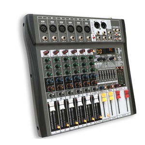 Bộ điều khiển trộn âm thanh hiệu suất cao MX99-6i 99dsp + 7 băng tần EQ + 2aux 6 kênh với công suất ảo 48V/MP3 - Product Image 3