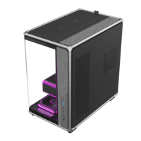 Nouveau boîtier PC gaming Full Tower en acier et métal, format ATX, en stock, vente flash, châssis PC ARGB