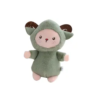 Mignon petit mouton en peluche porte-clés mignon sac à dos petit mouton poupée sac pendentif porte-clés mini poupée