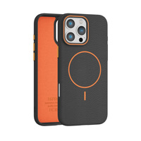 Étui de luxe en TPU mat souple avec texture cuir litchi et aimant, couleur bonbon, compatible avec les modèles 16/15/14 Plus/17/13/12/11 Pro, compatible avec la charge sans fil