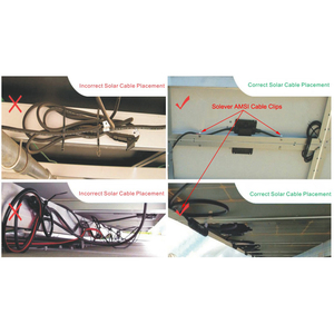 Stainless Steel Solar PV Cable Clips Wire Clips Module <strong>Frame</strong> Clips PV Wire <strong>Clamp</strong> for Solar Mounting System - Product Image 6