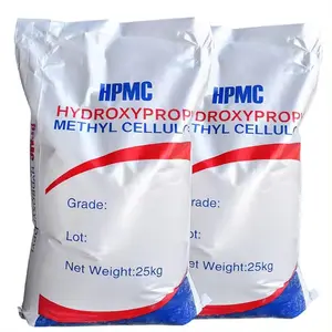 Hpmc kimia 25 kg hidroksipropil metil selulosa digunakan untuk aplikasi perekat ubin Cas 9004