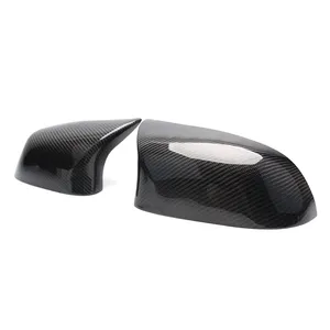 Coques de rétroviseurs latéraux en fibre de carbone véritable style OLIVER pour BMW F15 F16 F25 F26 2014-2019, accessoires extérieurs de voiture - Product Image 1