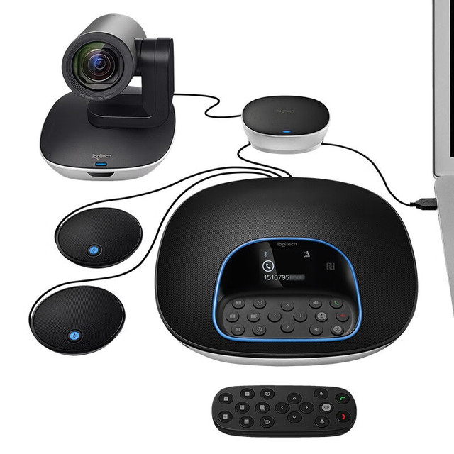 For Logitech CC3500E Brio Group Video Conference Streaming Webcams Camera HD Webcam for Mid to Large-sized Meeting Rooms