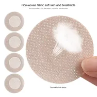 Autocollants de protection jetables en coton non tissé fins et ronds pour les mamelons, en forme de pétales, accessoires intimes