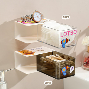 Toy Story <b>Storage</b> <b>Drawers</b> 203x133x68mm Wall Mounted Bathroom Organizer <b>Plastic</b> Rectangular Detachable - Product Image 2