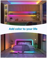 RGB 400LEDs 12V/24V 9W COB tira de luces Super delgada brillante 3MM sin puntos Flexible Corte libre tira de luz LED para decoración interior DIY