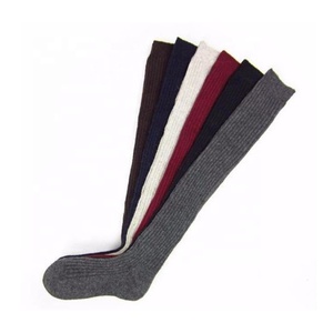 Venta al por mayor Color sólido Slouch <span class=keywords><strong>medias</strong></span> de algodón sobre la rodilla largo hasta <span class=keywords><strong>el</strong></span> muslo calcetines altos para las mujeres - Product Image 6