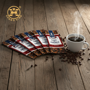 Sacs d'emballage pour café de qualité alimentaire imprimés en usine en Chine, 250g, 500g, 1kg, avec valve et fermeture éclair - Product Image 1
