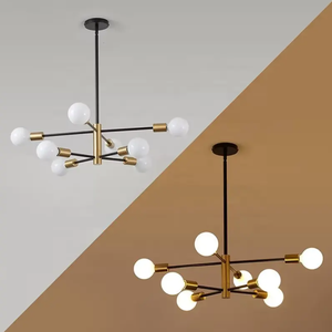 Nordique Moderne LED Pendentif Lumière Multi-Branche Blanc Chaud Ampoules AC Puissance Plafond Lampes Suspendues pour Lustres Suspendus Lumières - Product Image 4