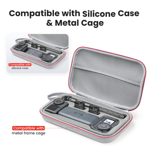 Bolsa de Almacenamiento AMagisn con Doble Cierre, Ligera y Mediana, para Accesorios de Cámara Deportiva <span class=keywords><strong>DJI</strong></span> <span class=keywords><strong>Osmo</strong></span> <span class=keywords><strong>Action</strong></span> 6/5Pro - Product Image 3