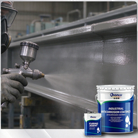 Vente en gros au prix d'usine, apprêt en résine époxy gris clair, gris moyen, anti-corrosion pour structure en acier