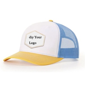Gorras Trucker de Malla de 5 Paneles al por Mayor con Logotipo Bordado Personalizado, de Poliéster y Algodón, para Deportes al Aire Libre, Fiestas, Béisbol, con MOQ Bajo - Product Image 5