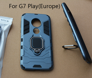 Kickstand PC TPU حالة درع الروبوت غلاف لهاتف Motorola Moto G7 الطاقة G7 اللعب - Product Image 4